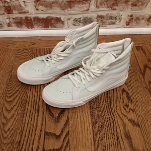 Vans leather hi tops brand new